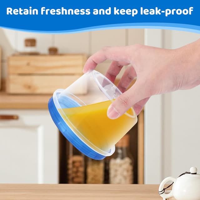 Thumbnail 4 de Ultra Thick Freezer Storage Containers 16 oz