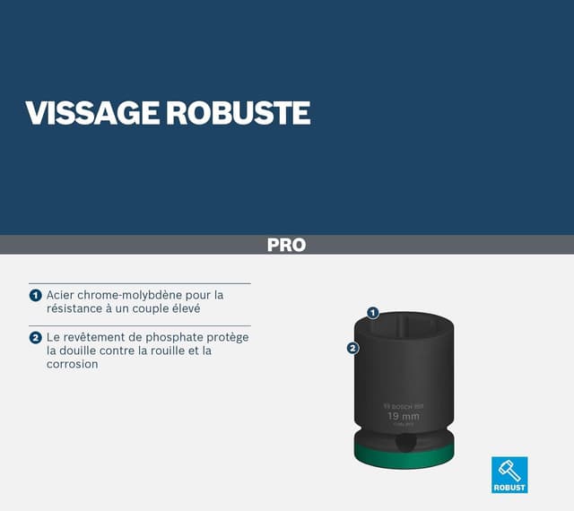 Thumbnail 4 de Bosch 9X PRO llaves de impacto 9 piezas