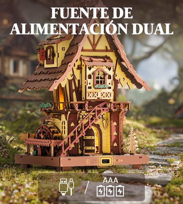 Thumbnail 2 de ROKR LC901 Reloj de cuco 3D madera 🧩