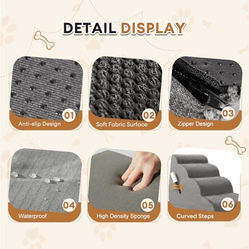 Thumbnail 4 de Escalier Romrol pour chien 4 niveaux ⚙