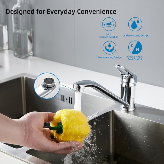 Detalle de BELZ Kitchen Mixer Tap 360° swivel