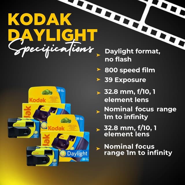 Detalle 2 de Kodak Disposable Cameras multipack 2-pack