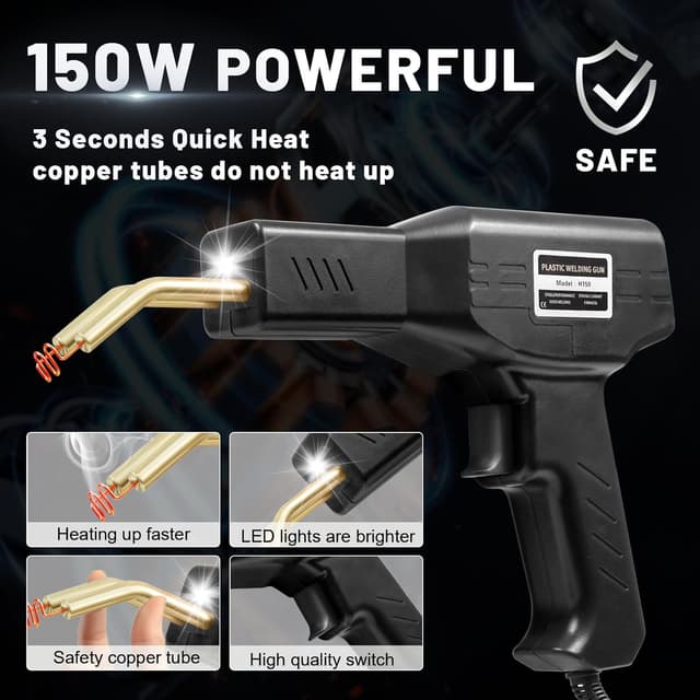 Detalle 2 de Ghguole 150W Plastic Welding Kit