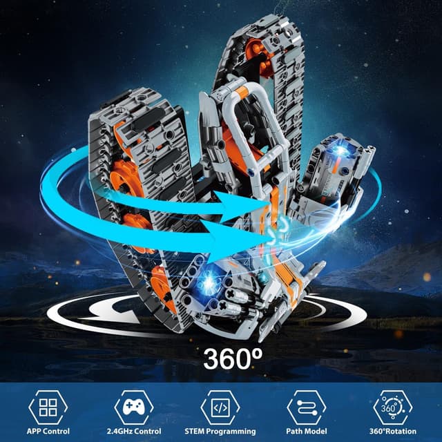 Thumbnail 6 de Technik Roboter Bausatz 5-in-1 mit 300 mAh