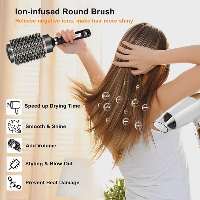 Thumbnail 4 de Elfirly Rundbürste 53 mm für Volumen