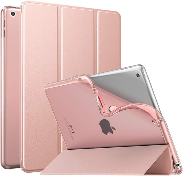 Detalle de MoKo Case for iPad 9th/8th/7th Generation 10.2 inch (2021/2020/2019) with Stand, Auto Wake/Sleep – Rose Gold