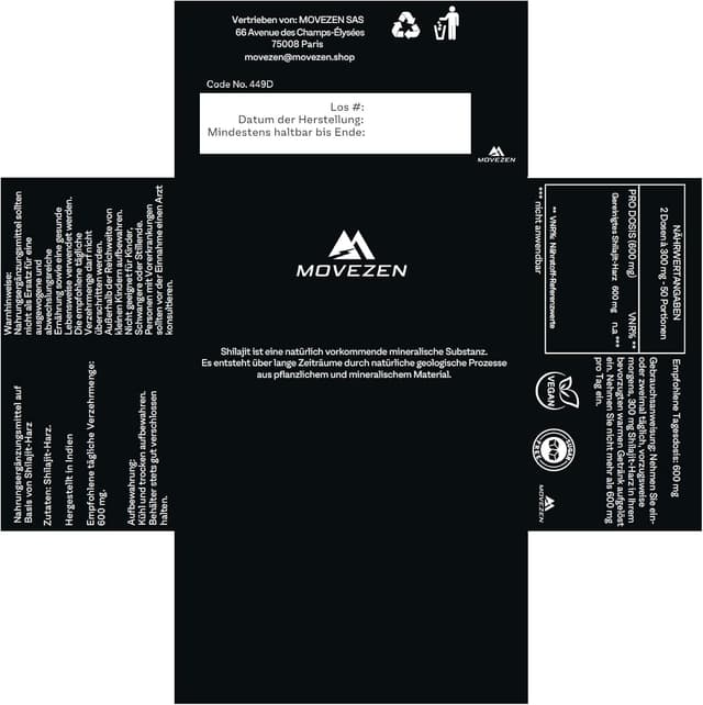 Thumbnail 6 de Shilajit MOVEZEN 30 g Fulvinsäure