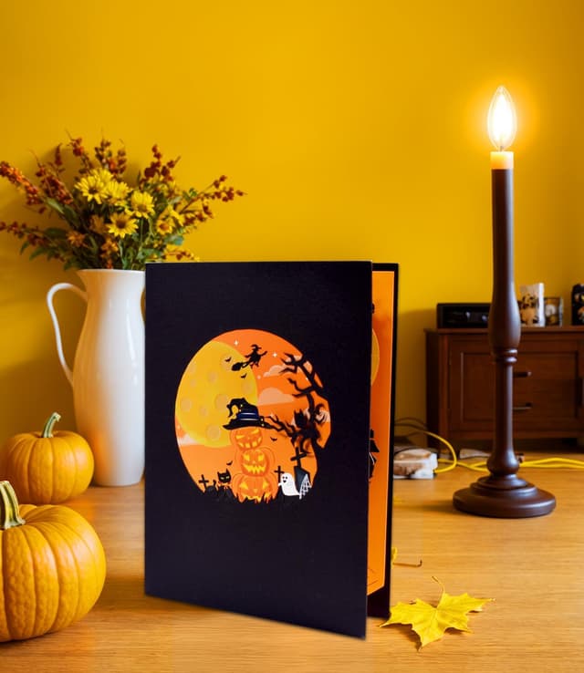 Detalle 1 de Halloween Pop Up Card for Kids, 3D