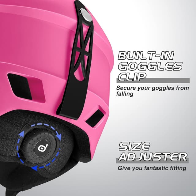 Thumbnail 4 de Odoland Ski Helmet and Goggles Set for Skiing