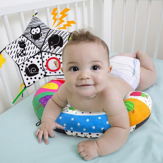 Detalle 2 de teytoy Tummy Time Pillow with Crinkle Mat 0-6 Months