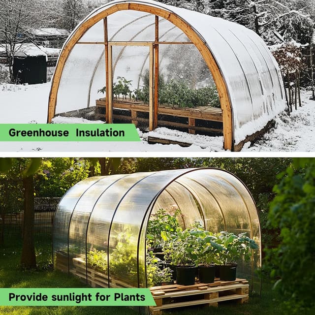 Thumbnail 5 de EASTARP 8'x16' clear vinyl tarp for greenhouse 🏕