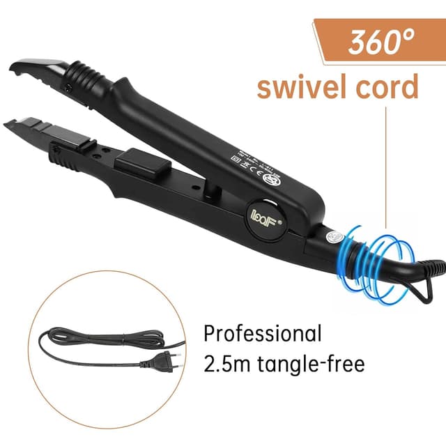 Thumbnail 4 de HAUSPROFI Profi Wärmezange Haar Extensions Iron schwarz