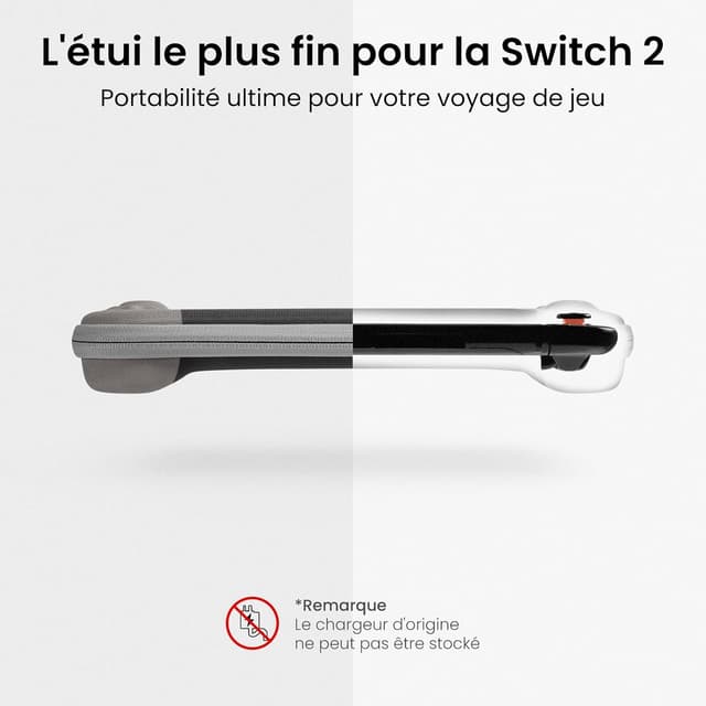 Detalle de tomtoc Étui rigide pour Nintendo Switch 2 (2025) avec 12 cartouches de jeux