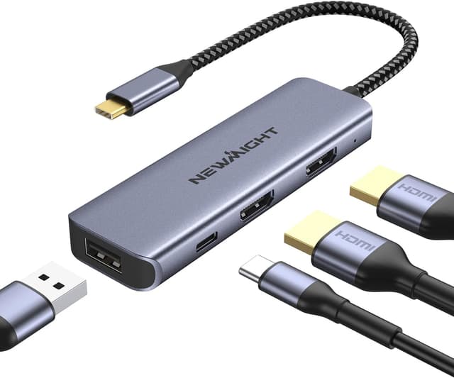 Imagen de Newmight Station d’accueil USB-C double HDMI en OfertitasTOP