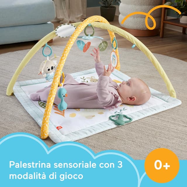Detalle de Fisher-Price Palestrina multisensoriale per neonati HRB15 con arco e 6 giochi portatili