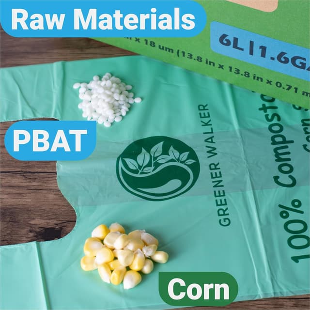 Thumbnail 3 de Greener Walker Compostable Tie Handles 6L Liners