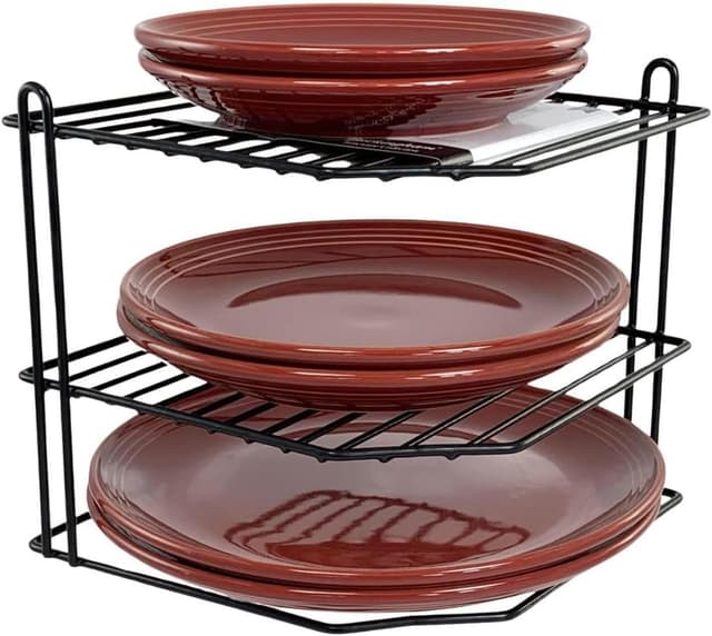 Detalle de Buckingham corner plate rack 23 cm chrome