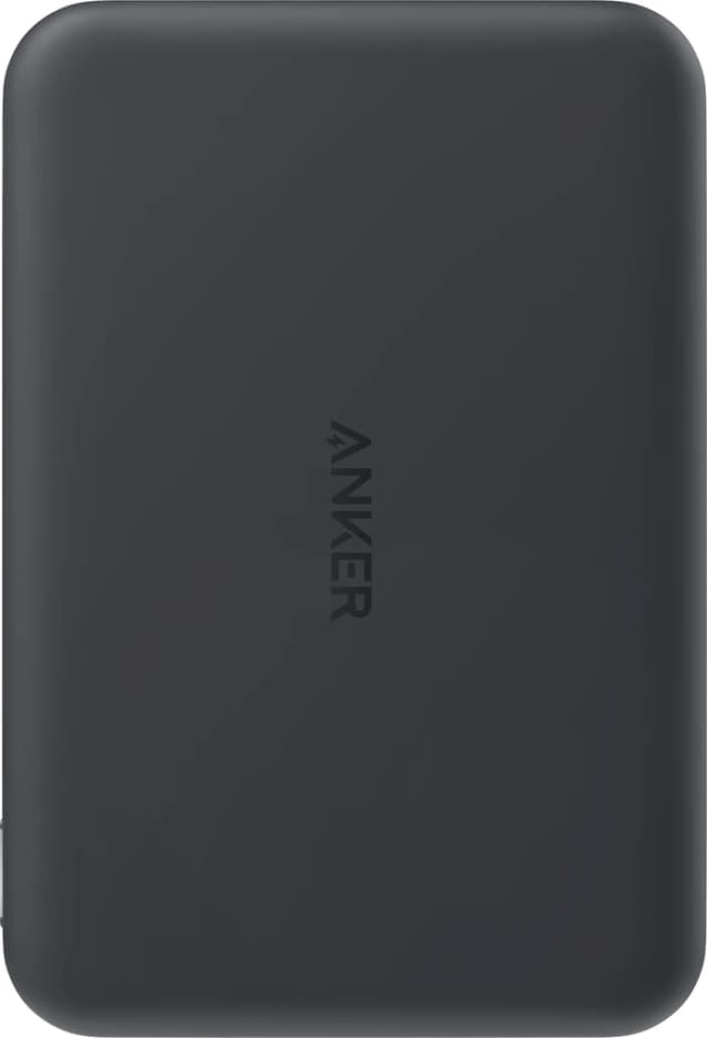 Detalle de Anker MagGo Slim Wireless Powerbank (MagSafe & Qi2), 10.000 mAh, Schwarz