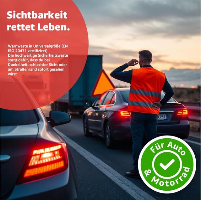 Thumbnail 2 de TK Gruppe Timo Klingler Warnwesten 4x ISO20471 Orange