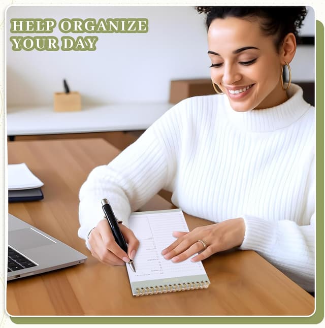 Detalle de To do list notepad 2 pack A5 planner 21 x 14 cm