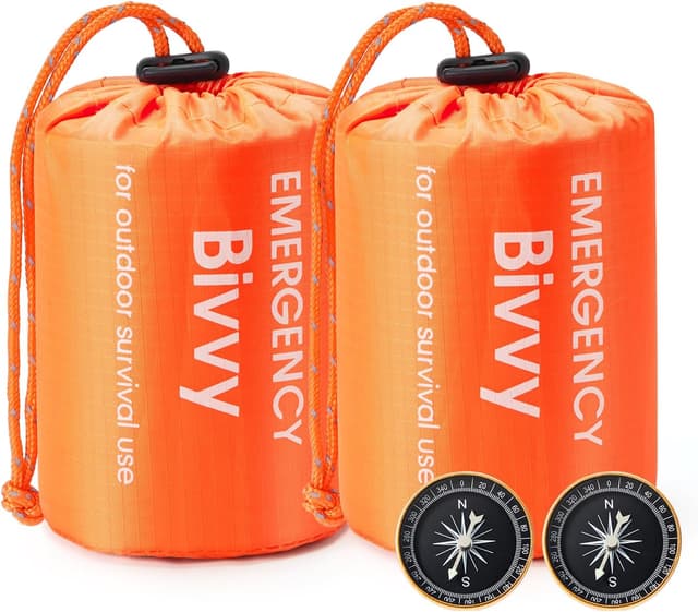 Detalle 2 de Esky couverture de survie thermique portable avec boussole et sifflet