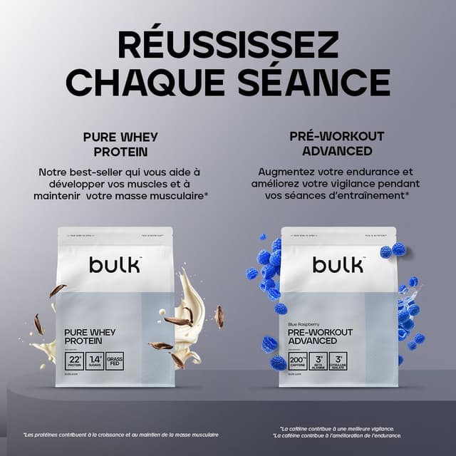 Thumbnail 5 de Bulk Créatine Monohydrate 500 g — Créatine pure 147 portions 💪