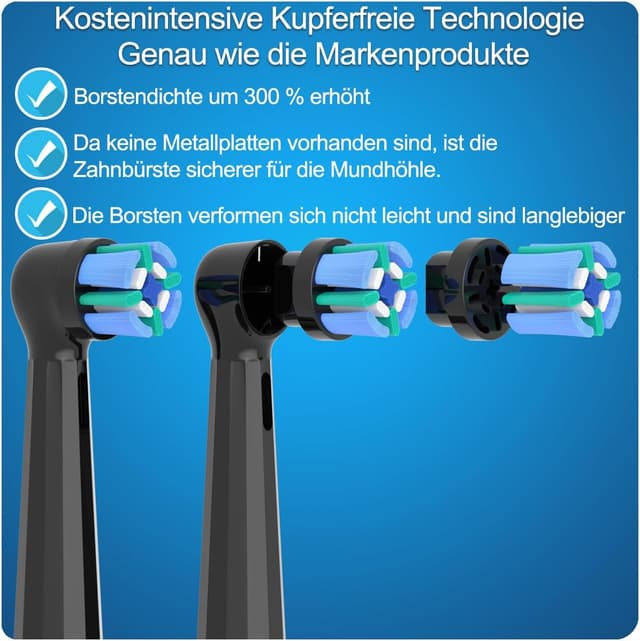 Thumbnail 3 de 8 Stück iO Aufsteckbürsten kompatibel mit Oral‑B iO