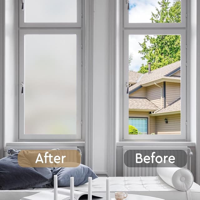 Detalle de LEMON CLOUD Film fenêtre anti-regard électrostatique dépolie 60x200 cm