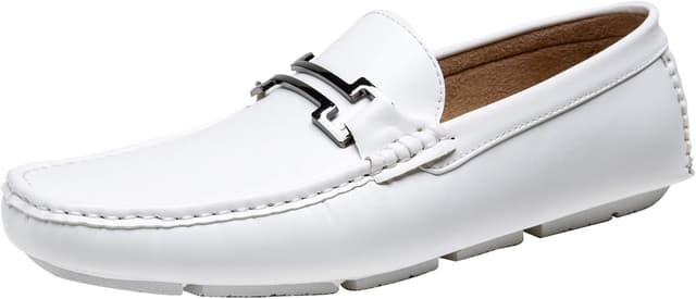 Detalle de Jousen Men’s Casual Loafers Slip-On Driving Shoes with Penny Style