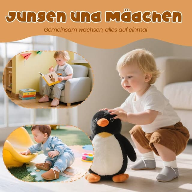 Detalle de HMIYA Weiche Leder-Krabbelschuhe mit Wildledersohle – Lauflernschuhe für Babys (0–24 Monate)