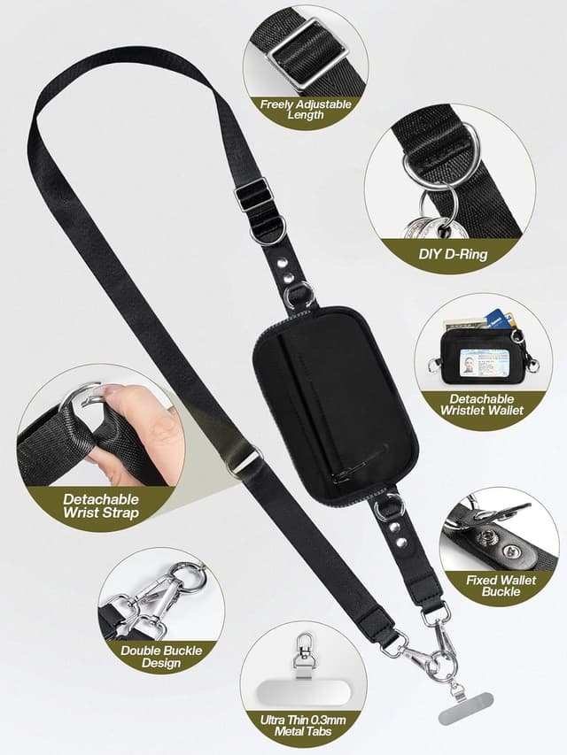 Thumbnail 3 de Tiostep Clip and Go Strap Phone Wallet with RFID