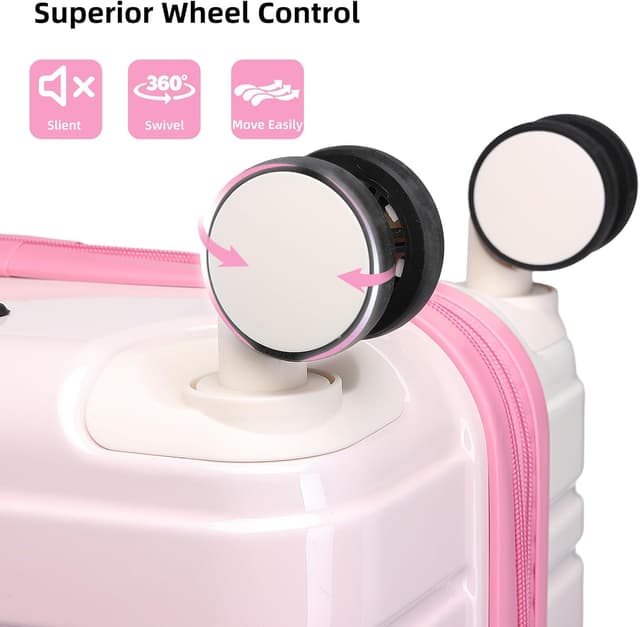 Thumbnail 6 de LARVENDER 3 Piece luggage set, 20 inch