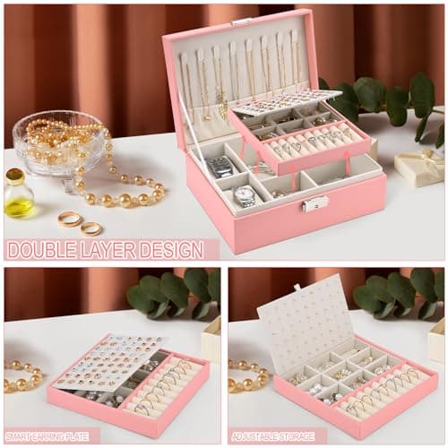 Detalle 2 de Sofore joyero de viaje rosa Sakura