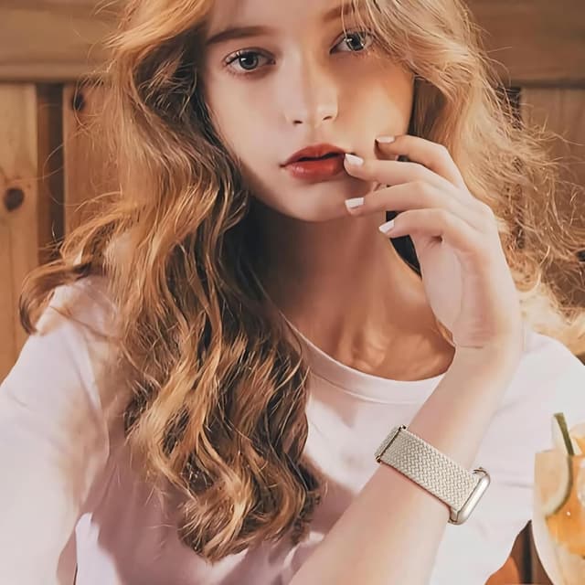 Detalle 2 de Raradev 3-in-1 braided Apple Watch 45mm strap