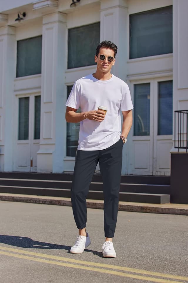 Thumbnail 1 de COOFANDY Pantaloni Cargo Casual Uomo