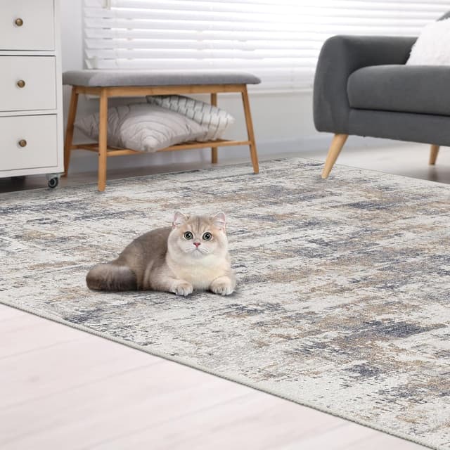 Thumbnail 2 de Vamcheer Alfombra Salón 120x170 🛋️ Suave y Lavable