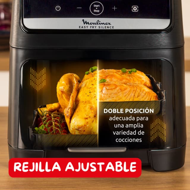 Detalle 2 de Moulinex Easy Fry Silence freidora de aire