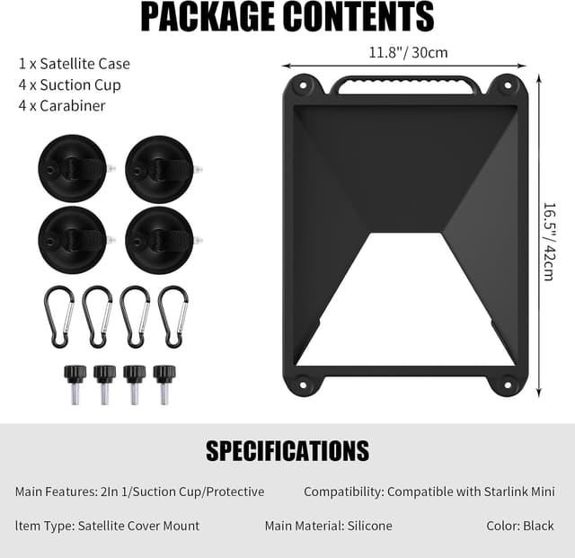 Thumbnail 5 de Starlink Mini Saugnapfhalterung Autohalterung