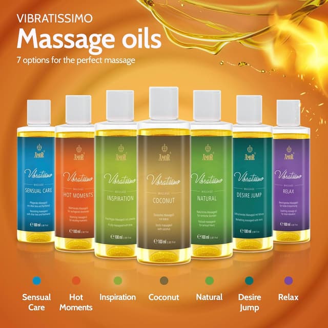 Thumbnail 5 de Vibratissimo Hot Moments warming massage oil 100 ml