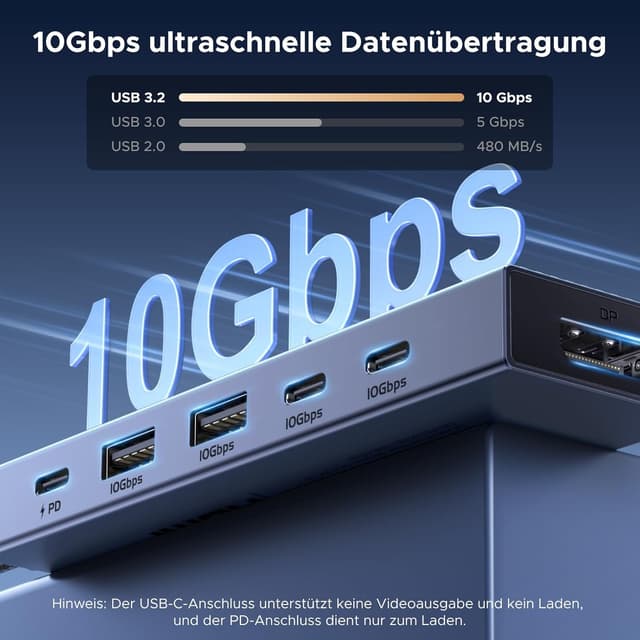 Thumbnail 3 de UGREEN Revodok Pro 1062 DisplayPort Hub 4K