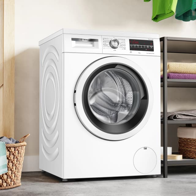 Detalle de Bosch WUU28T66ES lavadora reacondicionada (9 kg, 1.400 rpm) con motor EcoSilence