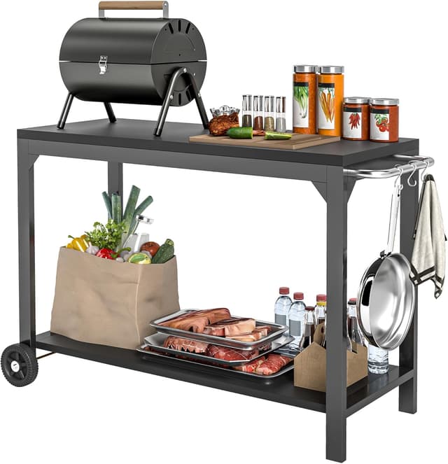 Detalle de HOMCOM Desserte de jardin 135 x 55 cm