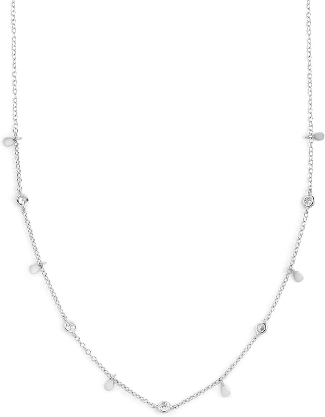 Detalle de SINGULARU Mini Spark Drop Collar Plata 💍