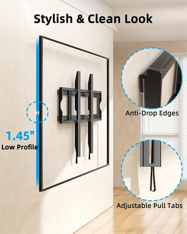 Detalle de HOME VISION HV8901 TV wall mount, heavy duty