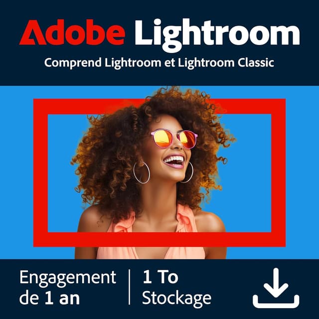 Detalle de Lightroom IA, 1 To stockage, IA