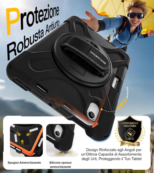 Thumbnail 6 de BRAECN Cover iPad Mini 8.3 Antishock con Supporto 360°
