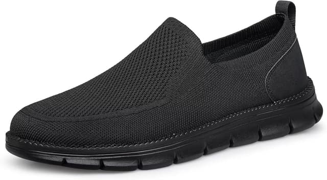 Detalle de ADQ Mens loafer flat slip on mesh shoes