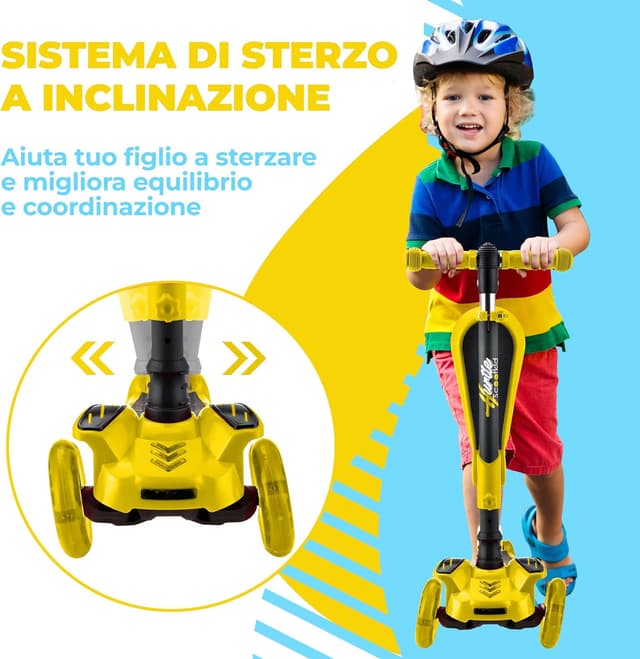 Thumbnail 6 de Hurtle Monopattino a 3 ruote 1–14 anni 🛴