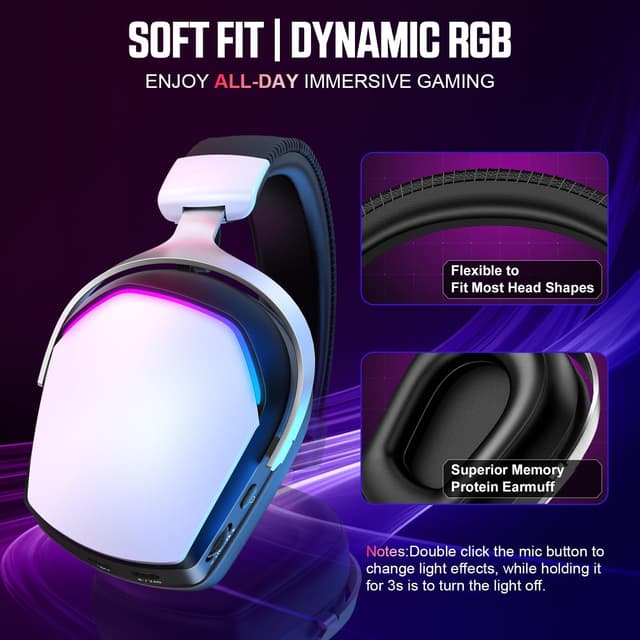 Thumbnail 6 de WizBolt RGB Wireless Gaming Headset 60H