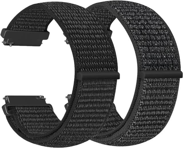 Detalle de Vodtian 20 mm Nylon-Armband für Samsung Galaxy Watch 7/6/5/4, Active 2 sowie ausgewählte Garmin-Modelle